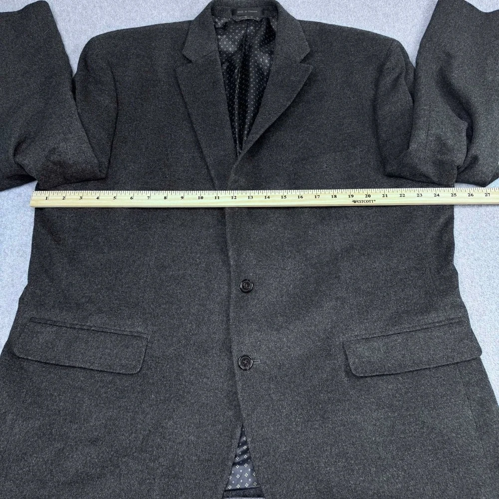 Ralph Lauren LRL Black Label Luxury‎ Silk Wool Cashmere Grey Sport Coat Size 48R